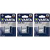VARTA Confezione da 3 blister 1 batteria fotografica Professional Lithium CR-P2 6 V
