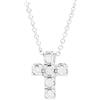 Recarlo Collana Croce Diamanti Recarlo P01CR030/017-45