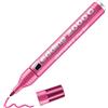 Edding 2000 C Pennarello permanente - rosa - 1 penna - punta rotonda 1,5-3 mm - asciuga rapidamente - resiste all'acqua e alla pulizia - per cartone, plastica, legno, metallo - pennarello universale