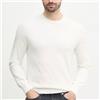 Calvin Klein Maglia Calvin Klein in cotone con monogramma da uomo rif. LV040BM343, Bianco