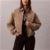 Calvin Klein Giacca Giubbotto Calvin Klein bomber lucido taglio relaxed da donna rif. LV047E508G, Beige