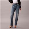 Calvin Klein Jeans Jeans Calvin Klein High Rise Straight Jeans da donna rif. LV047E788G, Denim blu