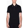 Armani Exchange Polo Armani Exchange Inserto Sui Bottoni da uomo rif. XM001285 AF10366, Nero