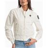 Blauer USA Giubbotto Giubbino Blauer Bomber Nylon E Neoprene Laurie da donna rif. 26SBLDC01218-007108, Bianco
