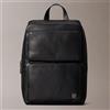 Calvin Klein Zaino Calvin Klein in Saffiano con emblem logo slim unisex rif. LV04D3289G, Nero
