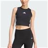 Adidas Top Canotta Adidas Future Icons 3-Stripes da donna rif. KC5181, Nero