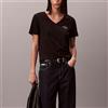 Calvin Klein Jeans T-shirt Calvin Klein Jeans 2 Pezzi con logo da donna rif. LV047C906G, Nero-Rosa