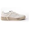 4B12 Scarpe Snekers 4B12 basse in pelle da uomo rif. HYPER-U3000, Bianco