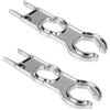 VZU Set di 2 tenditori per chiavi, MC4, chiavi a mano, strumento di montaggio per connettori MC4 per cavo pannello solare, filo di sistema PV, spina, argento