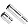 CoCud Presa 6 Punti, 3/8 Drive 13mm Profonda, Presa Impatto Metrica Cromata Cr-V Profonda e Superficiale - (Applicazioni: per Chiavi Cricchetto Elettriche Coppia Riparazione Auto), 2Pz