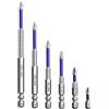 JazRvr Set di 6 punte antiscivolo K5, resistenti agli urti e antiscivolo, per coppie elevate, ideali per professionisti e fai da te, inclusi 25-50-65-70-90-150 mm