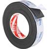 PATIKIL 5m/16.4ft Sigillatura Schiuma Nastro, 30mm Largo 2mm Spesso Singolo Paraspifferi Gommapiuma Guarnizione Porta Striscia per Mobili per Isolamento Tubi Finestre, Nero