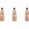 FANOLA 3x Shampoo Illuminante con Olio di Argan Oro Puro - Fanola Oro Therapy - 1000 ml