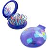 Pylones - Spazzola per capelli a specchio 2 in 1 - Lady Retro - Blue Palette
