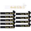 YSUVIN Sposa Fascia Set, 10 PCS Fascia Addio al Nubilato con 1 Bianco Bride to Be e 9 Nero Team Bride Sash, JGA Sposa Gadget per Addio al Nubilato, Matrimonio, Doccia Nuziale, Donne Decorazione
