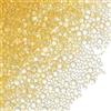 PATIKIL 1-3mm Mini Perle di Vetro A Bolle 200g Piccole Perle Iridescenti Senza Fori Palline A Goccia d'Acqua per DIY Arte Resina Riempitivo, Orange