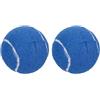 QUARKZMAN 2 Pcs Palline da Tennis Pre-tagliate per Walker Blu Scuro | Scivoli per Gambe di Mobili e Protezione del Pavimento, Accessori Universali per Walker