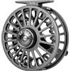SF SF-003 Mulinello da pesca a mosca da 3/4 di peso con corpo in lega di alluminio, bobina di facile sostituzione per acqua dolce, grigio canna di fucile opaco, ideale per pescatori di tutti i livelli