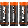 TRIPACK Head Padel Pro WPT - Confezione da 3 tubi di palline da paddle