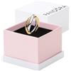 PANDORA Essence Anelli intrecciati in argento Sterling e placcati in oro 14k, 54