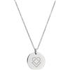 Liebeskind Berlin Collana da donna con ciondolo in acciaio inox opaco
