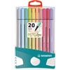 STABILO PENNARELLI PEN 68 1 MM PASTELPARADE 20 PZ BE6820-0311