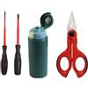 Intercable Kit Intercable 1 forbice spella e tranciacavi 2 giraviti Slim e borraccia AO2601