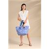NOIDINOTTE BORSA CON CHIUSURA A ZIP TR001480 BLUE