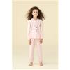 NOIDINOTTE PIGIAMA BAMBINA COTONE MANICA LUNGA FE002601 PINK/ROSE