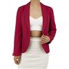 JOPHY & CO. Giacca Blazer Donna con Maniche Lunghe (cod. 6026) (Rosso, 2XL)