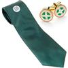 THE MASONIC COLLECTION ROS seta tessuta cravatta abbinabili gemelli