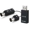 summina Adattatore MIDI wireless Interfaccia MIDI Cavo Midi MS1 Mini trasmissione wireless MIDI system Adattatore wireless Plug and Play Supporto per dispositivi