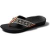 Reef Ortho-bounce Woven - Infradito Donna, Nero (BLACK/WHITE BLW), 37.5 EU