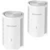 HIKVISION ROUTER HIKVISION AC1200M (KIT 2ZP) Dual-band Mesh Wi-Fi 5GHz: 867Mbps +2.4GHz 300Mbps, 3 × Gigabit LAN ports,1 ×Gigabit WAN port - DS-3WRM12GC/2