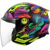 LS2, Casco Moto Jet Bambino FUNNY II JOY Gloss Black, L