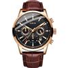 LIGE Orologio Elegante LG9866F-MC-JP