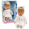 Cicciobello - Cutie Bear Bambola Interattiva Con Funzione Pianto E Tutina Bianca Ad Orsetto, Alta 42 Cm, Smette Di Piangere Con Il Ciuccio, Gioco Educativo Per Bambini 2+