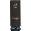 Makita E-16499 - Bussola a percussione 1/2, SW19, lunga, Impact Black