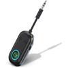 GBKDQQ Adattatore Bluetooth 5.3, 2 in 1 Blue-Tooth trasmettitore jack ricevitore, adattatore jack 3,5 mm, supporta due dispositivi per aereo, TV, cuffie, auto e altro ancora