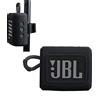 adada Custodia in silicone Hermitshell è adatta per JBL GO 4/JBL GO 3, impermeabile, altoparlante portatile (nero) (solo copertura in silicone)