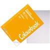 Colourbook Ricambi Rinforzati A4 Prima Elementare Matematica Quadretti 1 cm - 50 Fogli 90g Carta Banda Trasparente Antistrappo - 4 Fori Universali per Raccoglitore