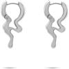 Liebeskind Berlin LJ-1643-E-27 - Orecchini a cerchio in acciaio INOX, colore: Argento, 2,7 cm, Acciaio inossidabile, Nessuna pietra preziosa