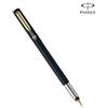 Parker Penna stilografica Parker Vector nero opaco GT bordo oro, pennino fine nuova
