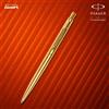 Parker Penna a sfera Parker Classic Gold GT bordo oro ricarica inchiostro blu quink ...
