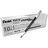 Pentel 20 x ricarica a rullo Pentel LR10 punta in metallo da 1,0 mm per penna gel En...