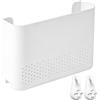 GBKDQQ Router Box, 22 x 30 cm, router nascondiglio da parete, in plastica, scatola di immagazzinaggio WiFi, organizer per cavi (bianco)