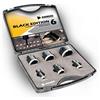 Amboss Werkzeuge Incudine - punte diamantate per piastrelle/corone - set 6 pezzi (Ø 20-68 mm) Premium Black Edition | M14 per smerigliatrice angolare | Piastrelle, granito, gres porcellanato