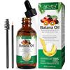PIUSEQEW Olio di batana per la crescita dei capelli, olio di batana biologico naturale e puro al 100%, oli essenziali idratanti, migliora la luminosità dei capelli e della pelle per uomini e donne, 60ml