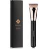 TEOYALL Brsuh Flat Top Contour, setole sintetiche morbide e dense scolpire contorno sfumatura pennello lucidante per crema liquida Contour Bronzer