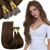 RUNATURE Extension Capelli Veri Nano Ring 35cm 50g 50s Castano Extension #4